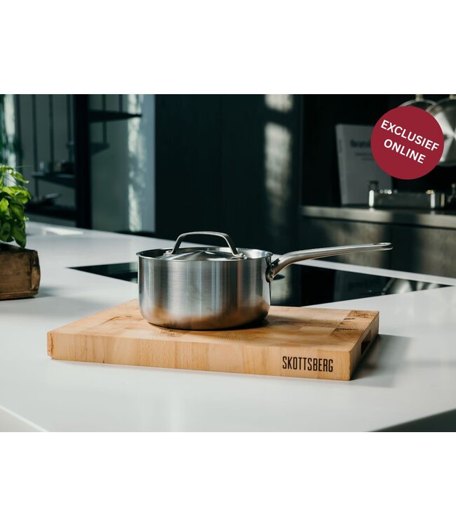 Skottsberg Steelpan ⌀16cm met deksel inox