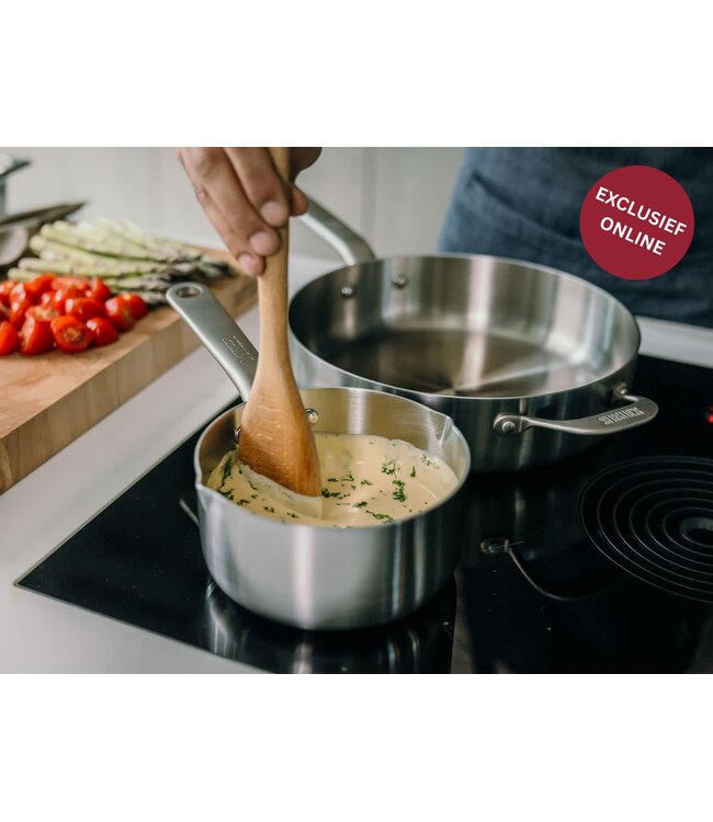 Skottsberg Steelpan ⌀16cm met deksel inox