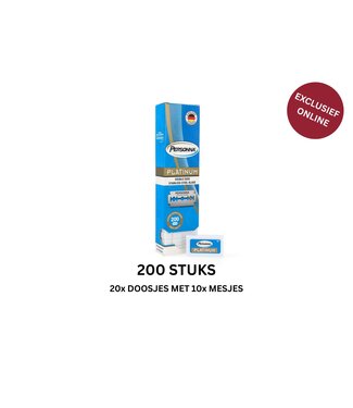 Personna 200 double edge razor blades Personna Platinum New