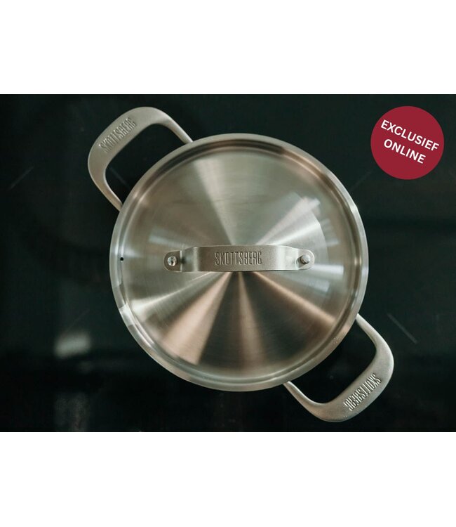 Skottsberg Kookpan ⌀20cm met deksel inox