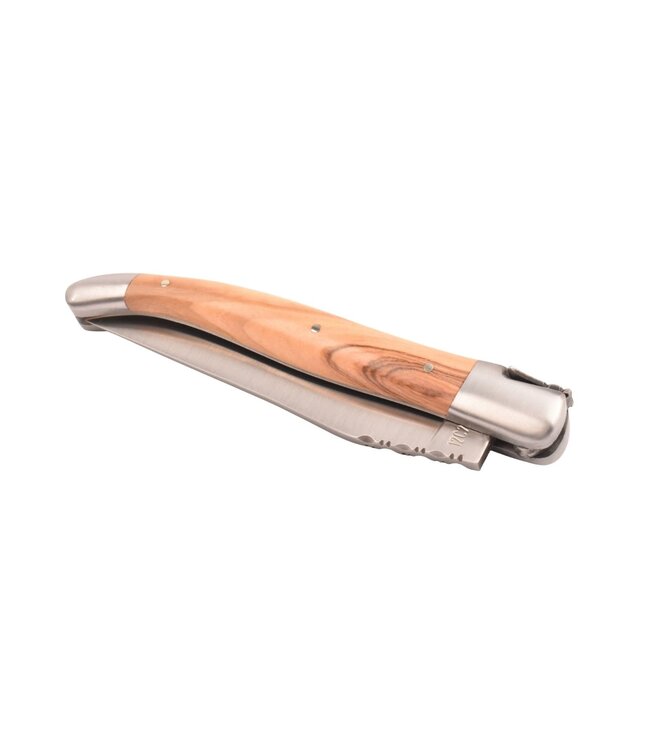 Laguiole en Aubrac 12cm olijfhout - elégant - mat