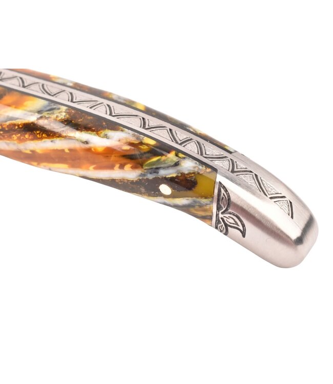 Laguiole en Aubrac Belle pièce - 12cm mammoetkies geel - mat