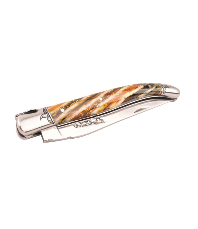 Laguiole en Aubrac Belle pièce - 12cm mammoetkies geel - mat
