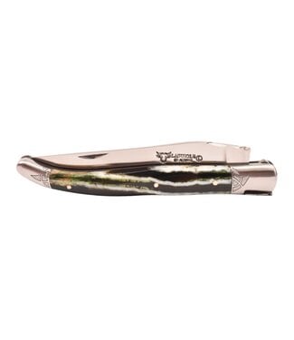 Laguiole en Aubrac Belle pièce - 12cm mammoetkies groen - mat
