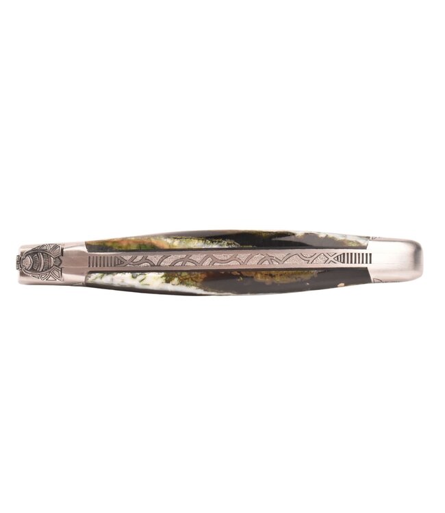 Laguiole en Aubrac Belle pièce - 12cm mammoetkies groen - mat
