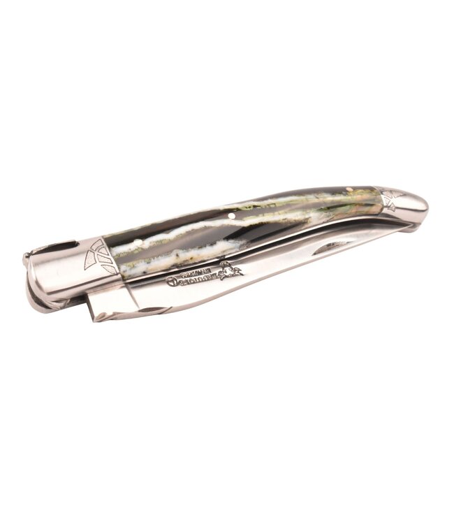 Laguiole en Aubrac Belle pièce - 12cm mammoetkies groen - mat
