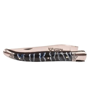 Laguiole en Aubrac Belle pièce - 12cm mammoetkies blauw - mat