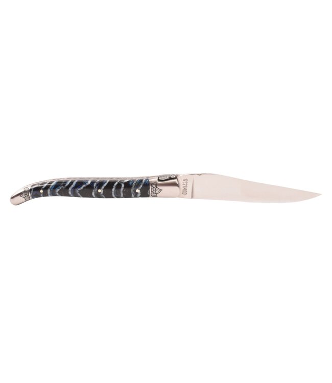 Laguiole en Aubrac Belle pièce - 12cm mammoetkies blauw - mat