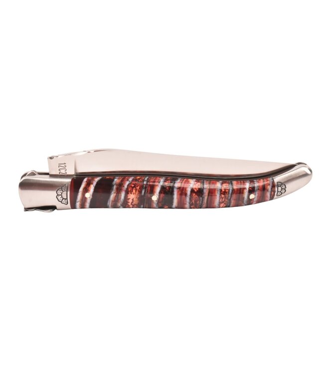 Laguiole en Aubrac Belle pièce - 12cm mammoetkies rood - mat