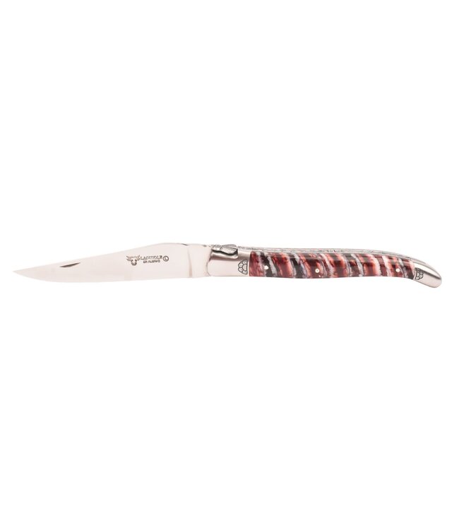 Laguiole en Aubrac Belle pièce - 12cm mammoetkies rood - mat