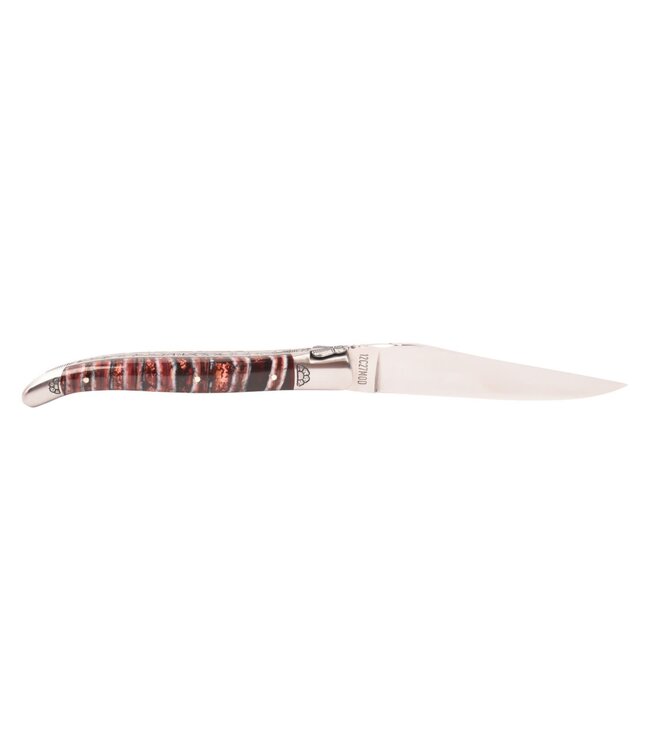 Laguiole en Aubrac Belle pièce - 12cm mammoetkies rood - mat
