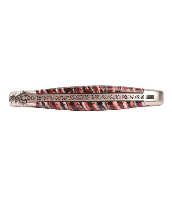 Laguiole en Aubrac Belle pièce - 12cm mammoetkies rood - mat