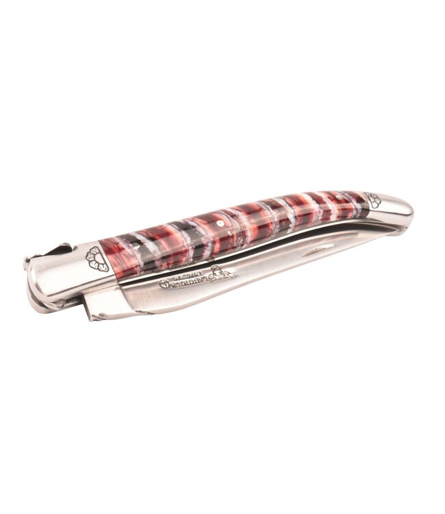 Laguiole en Aubrac Belle pièce - 12cm mammoetkies rood - mat