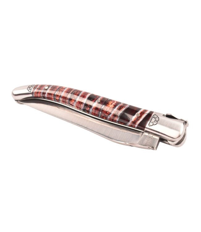 Laguiole en Aubrac Belle pièce - 12cm mammoetkies rood - mat