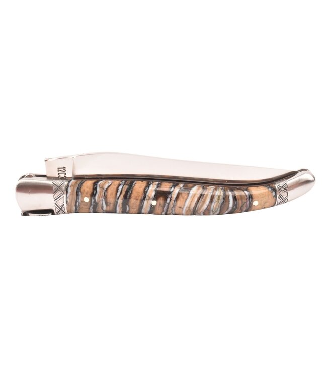 Laguiole en Aubrac Belle pièce - 12cm mammoetkies grijs - mat