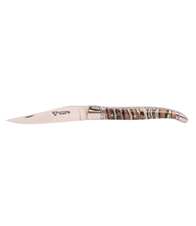 Laguiole en Aubrac Belle pièce - 12cm mammoetkies grijs - mat