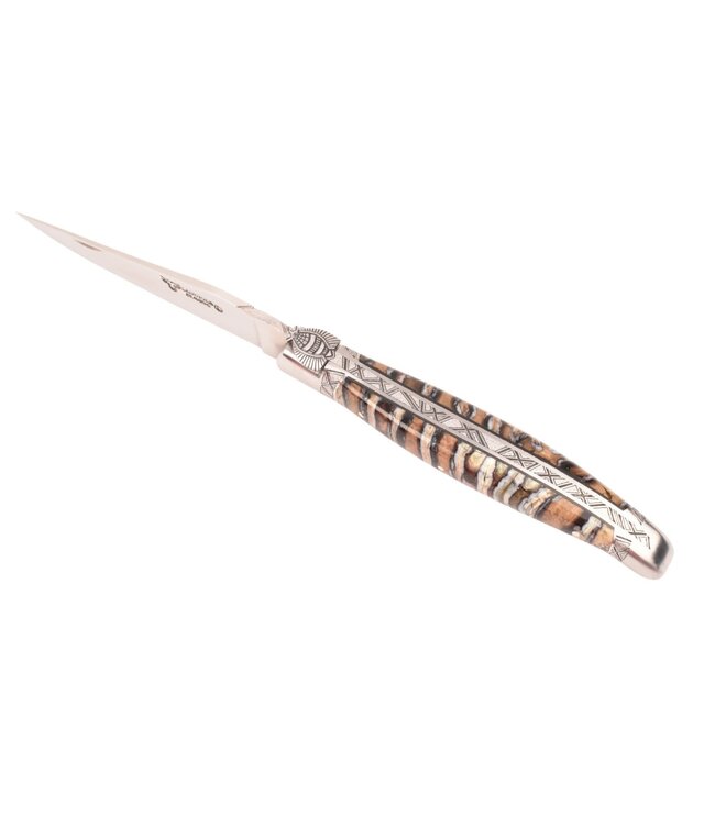 Laguiole en Aubrac Belle pièce - 12cm mammoetkies grijs - mat