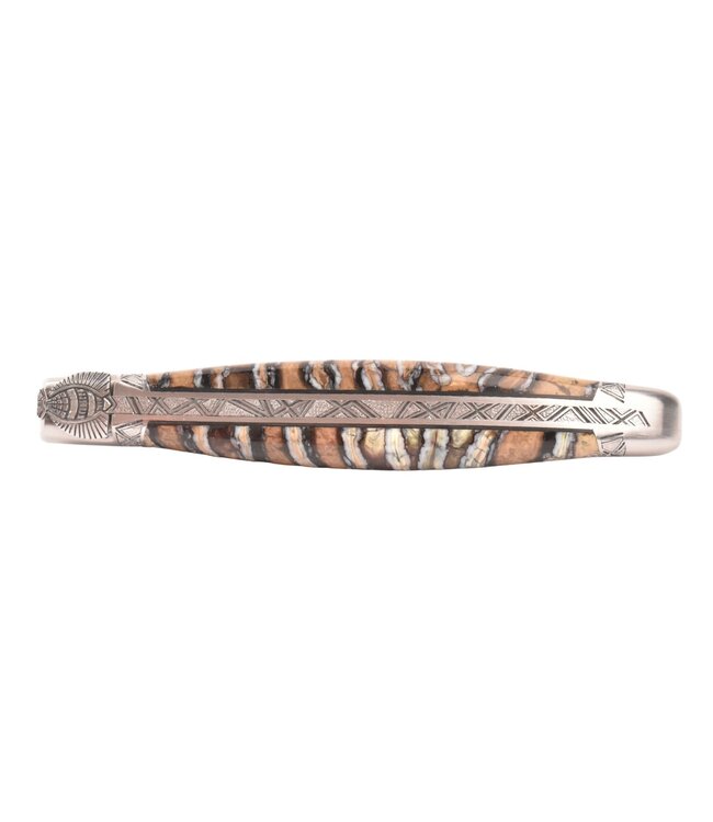 Laguiole en Aubrac Belle pièce - 12cm mammoetkies grijs - mat