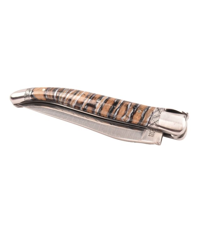 Laguiole en Aubrac Belle pièce - 12cm mammoetkies grijs - mat