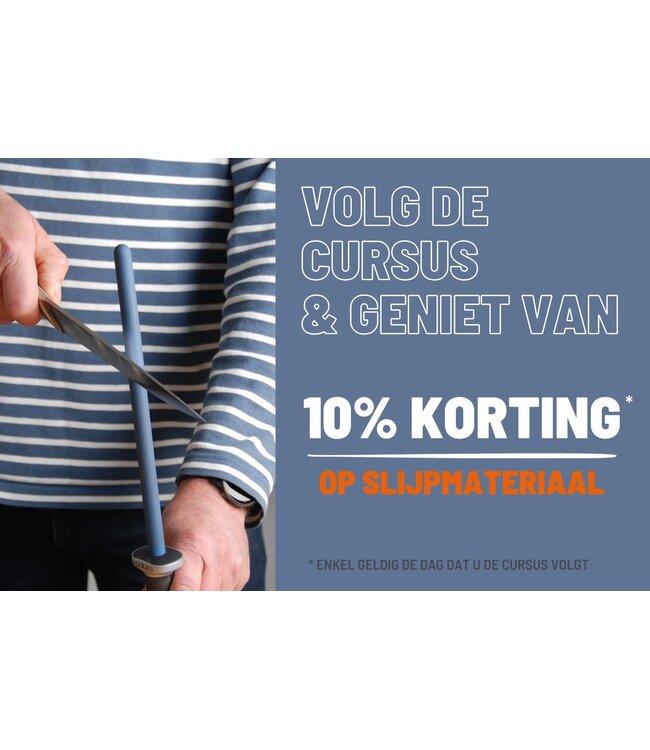 Cursus: Leer een koksmes slijpen - zaterdag 4/04/2026 - 11-13u