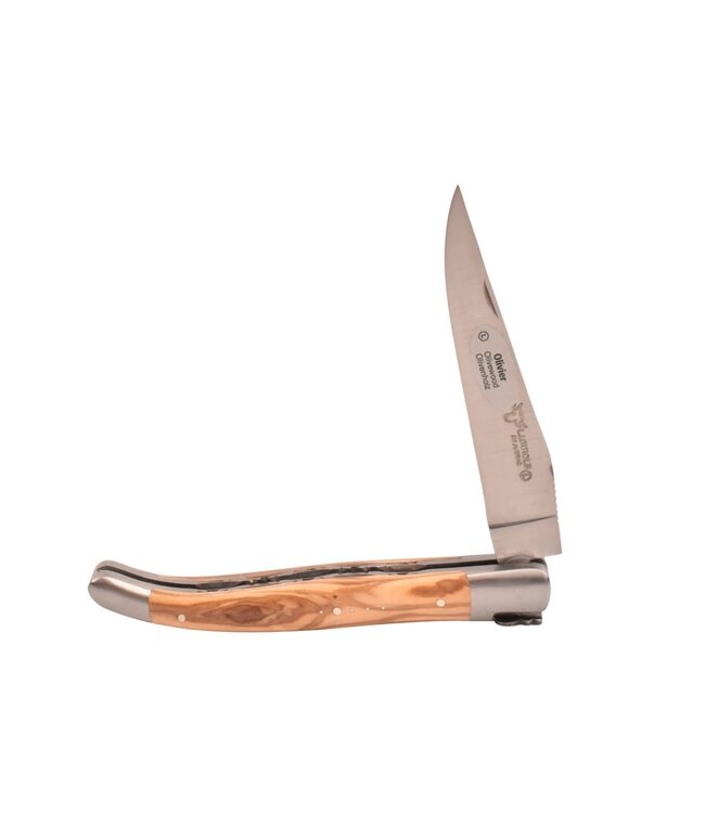 Laguiole en Aubrac 12cm olijfhout - double platines - mat