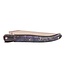 Laguiole en Aubrac 12cm vuurvlierbes wortel paars - eikenblad bij - plein manche - mat