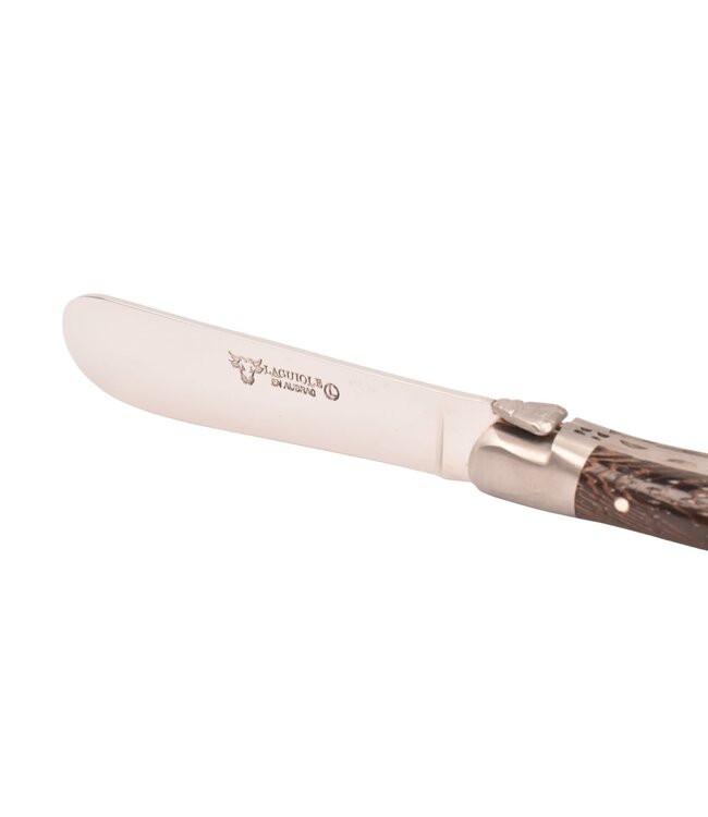 Laguiole en Aubrac set van botermes in wenge en boterplankje in acacia