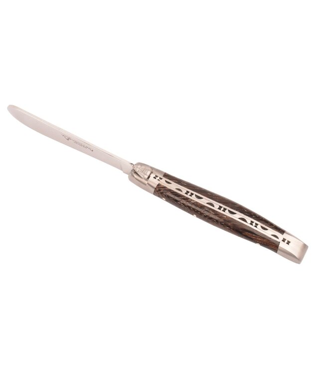 Laguiole en Aubrac set van botermes in wenge en boterplankje in acacia