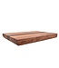 Plllank unieke langshouten snijplank in zebrano, wengé, notelaar en kers (#235) - medium (± 50 x 35 cm)