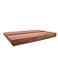 Plllank unieke langshouten snijplank in zebrano, wengé, notelaar en kers (#235) - medium (± 50 x 35 cm)