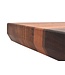 Plllank unieke langshouten snijplank in zebrano, wengé, notelaar en kers (#235) - medium (± 50 x 35 cm)