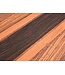 Plllank unieke langshouten snijplank in zebrano, wengé, notelaar en kers (#235) - medium (± 50 x 35 cm)