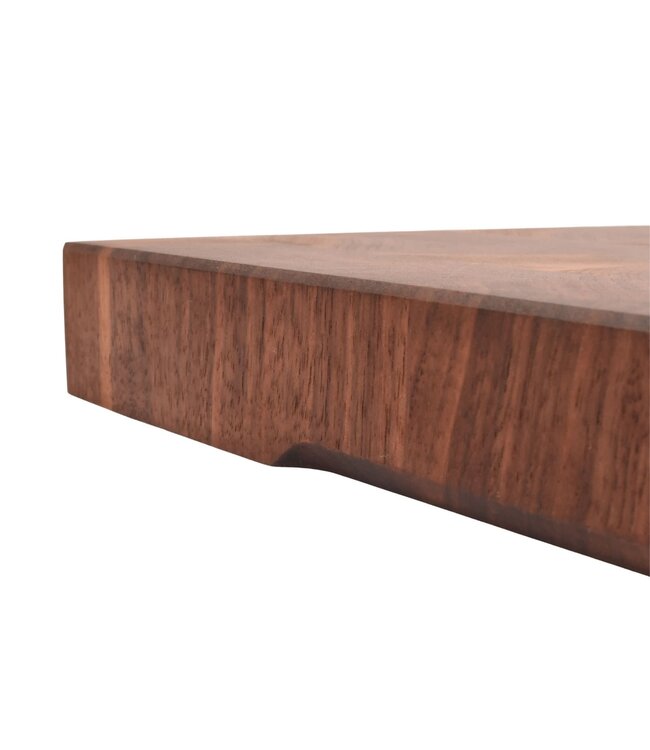 Plllank unieke kopshouten snijplank in notelaar (#233) - medium (± 50 x 35 cm)