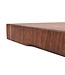 Plllank unieke kopshouten snijplank in notelaar (#233) - medium (± 50 x 35 cm)