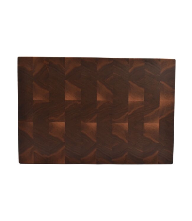 Plllank unieke kopshouten snijplank in notelaar (#233) - medium (± 50 x 35 cm)