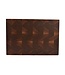 Plllank unieke kopshouten snijplank in notelaar (#233) - medium (± 50 x 35 cm)
