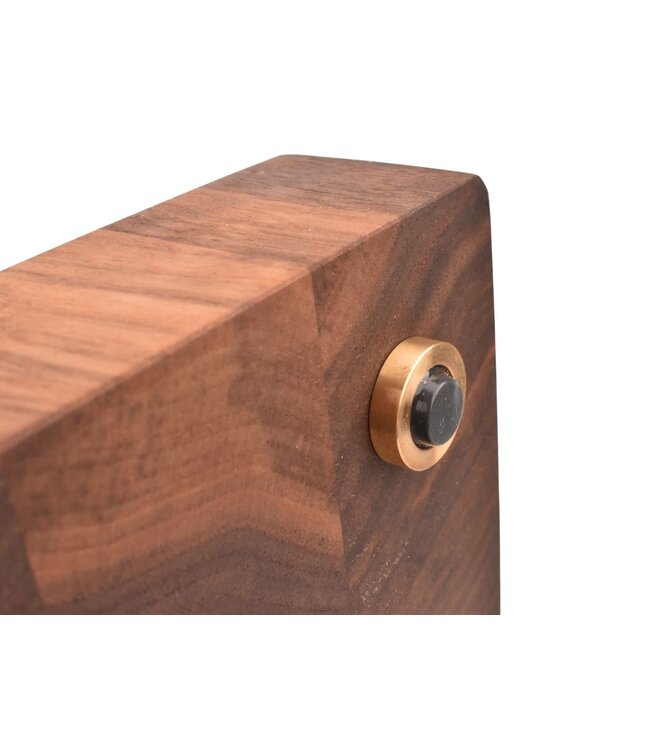 Plllank unieke kopshouten snijplank in notelaar (#233) - medium (± 50 x 35 cm)