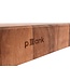 Plllank unieke kopshouten snijplank in notelaar (#233) - medium (± 50 x 35 cm)