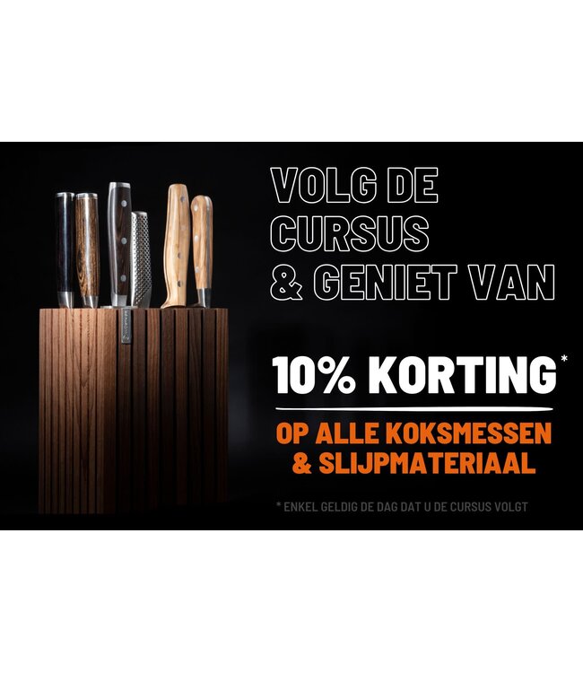 Snijtechnieken in de keuken - donderdag 21/05/2026 15u-18u (per 2 personen inschrijven)