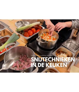 Snijtechnieken in de keuken - donderdag 04/06/2026 13u-16u (per 2 personen inschrijven)