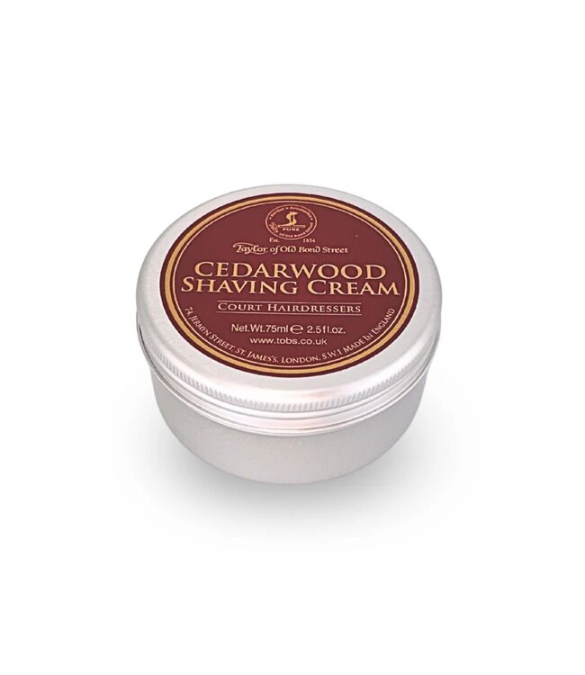 Taylor of Old Bond Street scheercrème - Cedarwood - 75ml