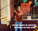 FEEST:  1 jaar Joannes als zaakvoerder!