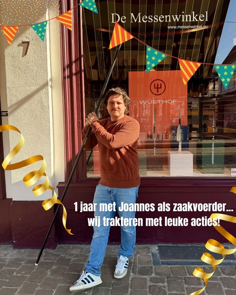 FEEST:  1 jaar Joannes als zaakvoerder!