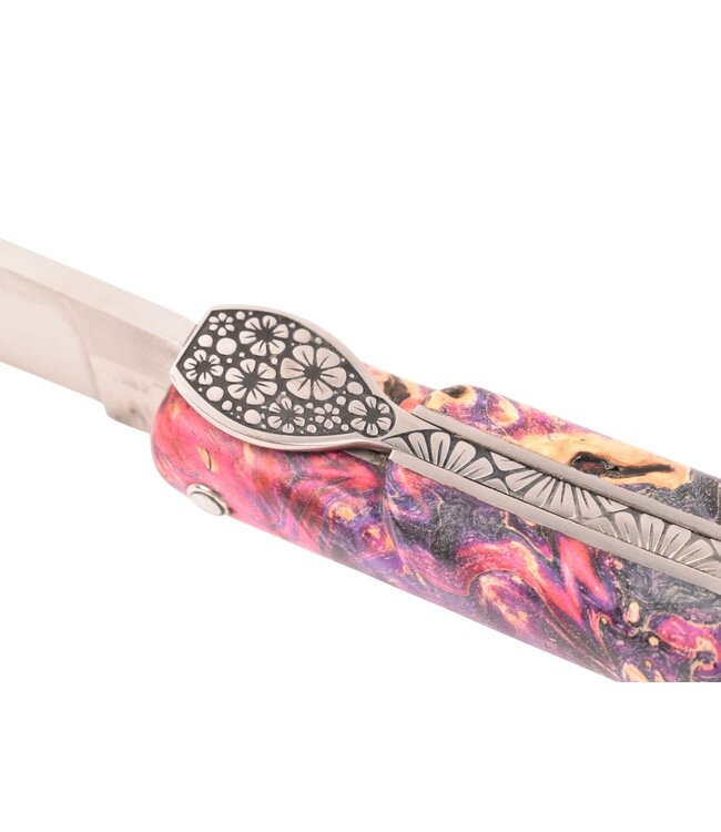 Laguiole en Aubrac 12cm vlierbes wortel - sleutelbloem bij - plein manche - mat