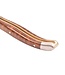 Laguiole en Aubrac 12cm slangenhout - messing - hartvormige bij - mat