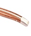 Laguiole en Aubrac 12cm slangenhout - messing - hartvormige bij - mat