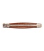 Laguiole en Aubrac 12cm slangenhout - messing - hartvormige bij - mat
