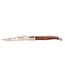 Laguiole en Aubrac 12cm slangenhout - messing - hartvormige bij - mat