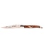 Laguiole en Aubrac 12cm slangenhout - marqueterie forel in ivoor - glanzend