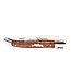 Laguiole en Aubrac 12cm slangenhout - marqueterie forel in ivoor - glanzend